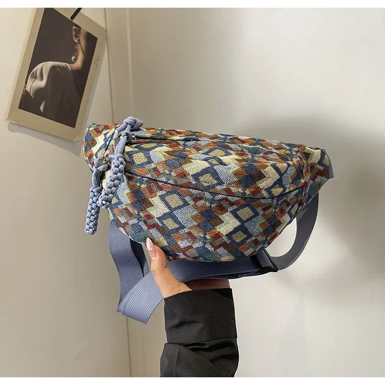 Stylish Corduroy Belt Bag for Women | Versatile Fanny Pack
