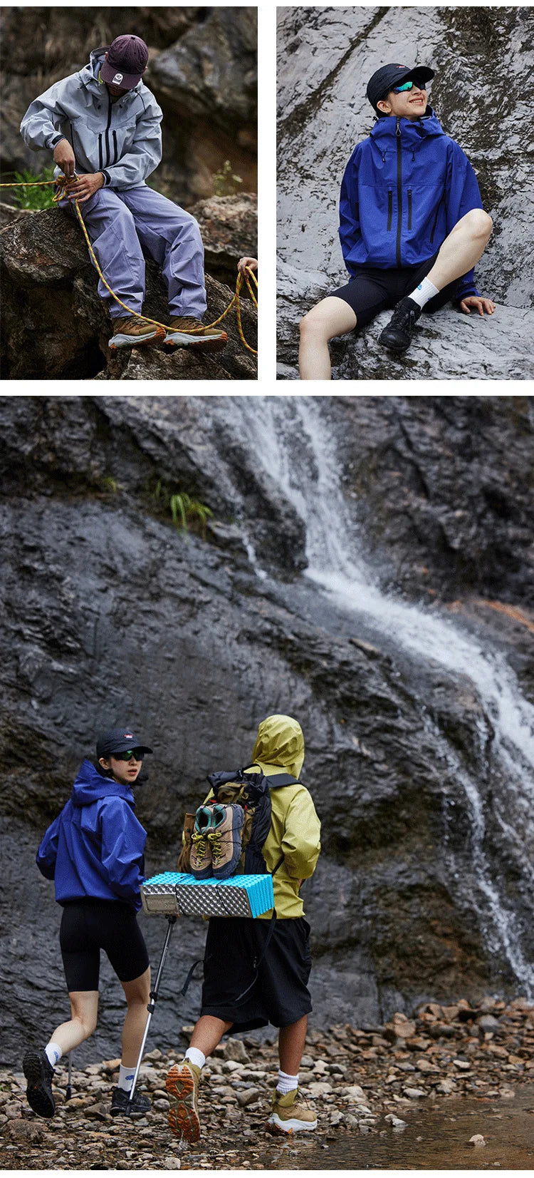 Premium Waterproof Multi-Pocket Utility Mountain Jacket for All Seasons