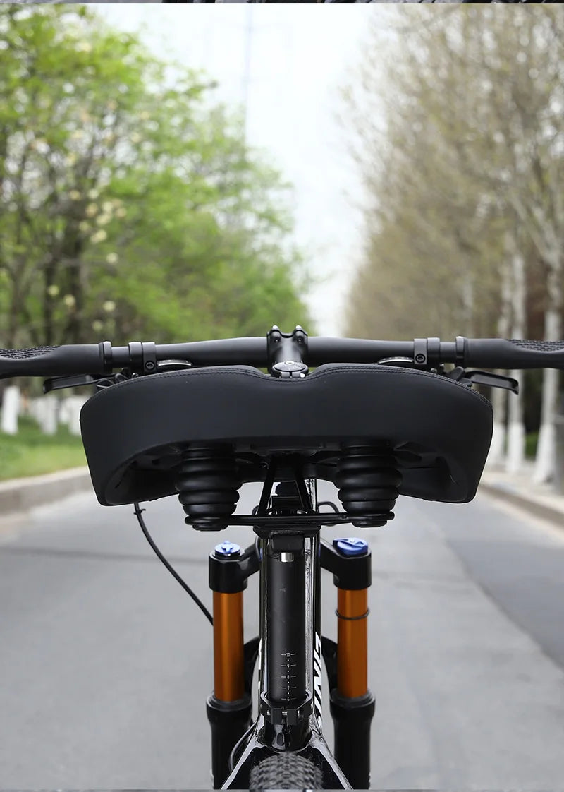 Oversize Comfortable Bicycle Saddle | Breathable Bike Seat Cushion