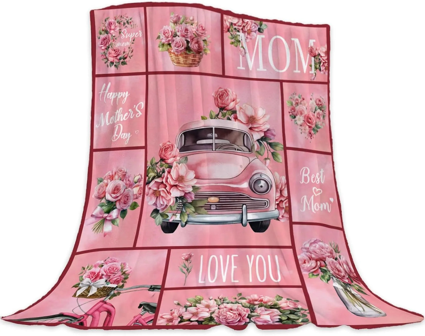 Super Soft Flannel Throw Blanket | Unique Gifts for Mom