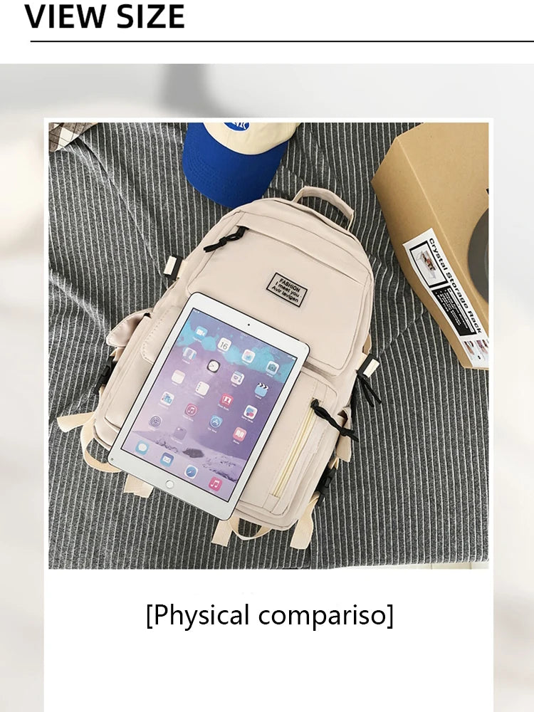 Universal Large-Capacity Nylon Computer Backpack | Stylish & Functional