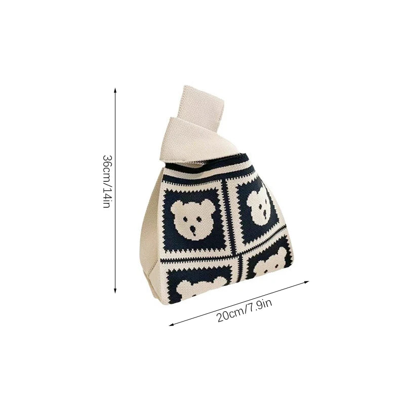 Women Mini Knot Wrist Bag | Handmade Fashion Tote for Everyday Use