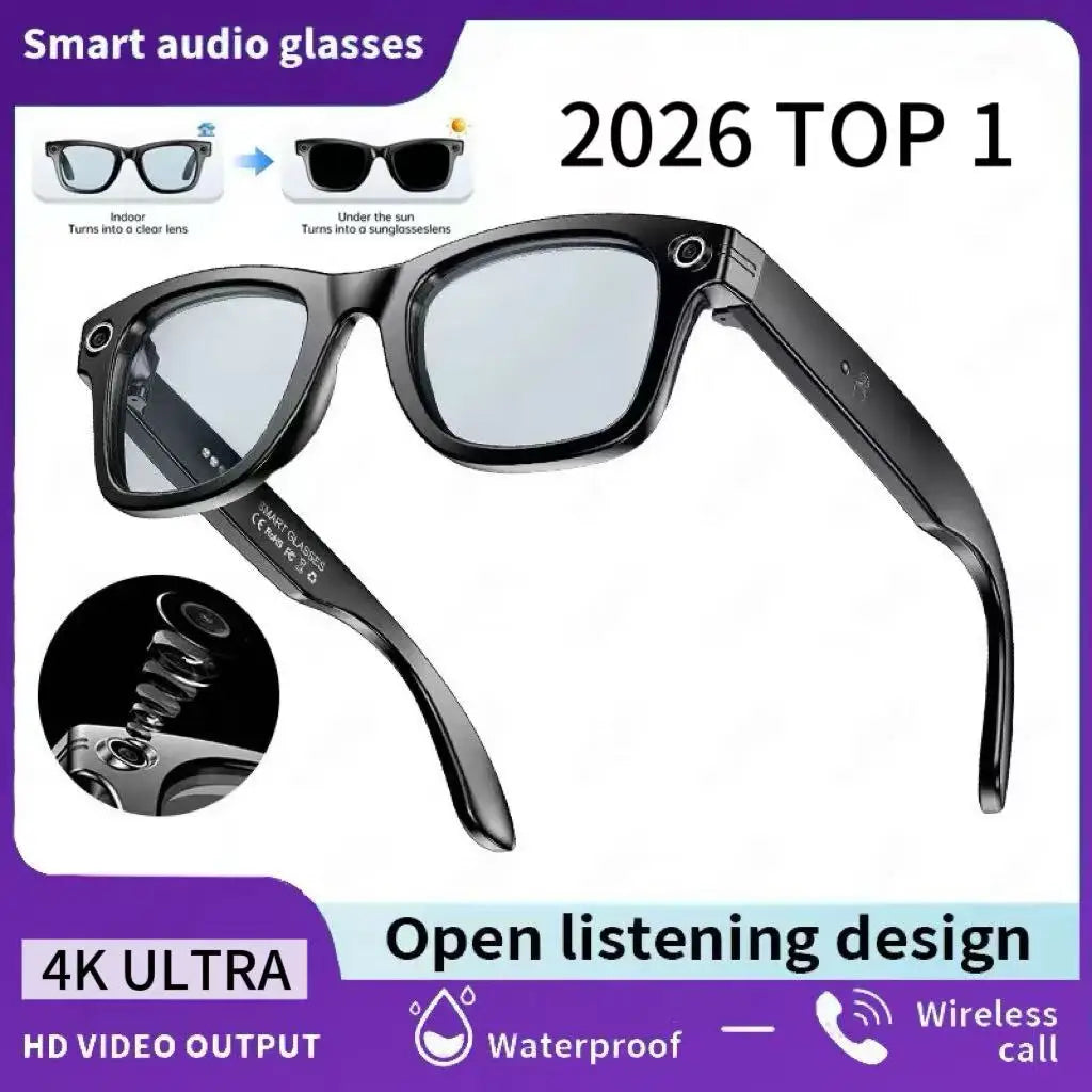 AI Smart Glasses with 13MP Camera & Language Translation