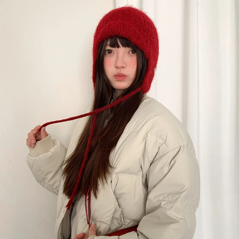 Winter Knitted Earmuff Hat | Casual Fashion Protection & Warmth