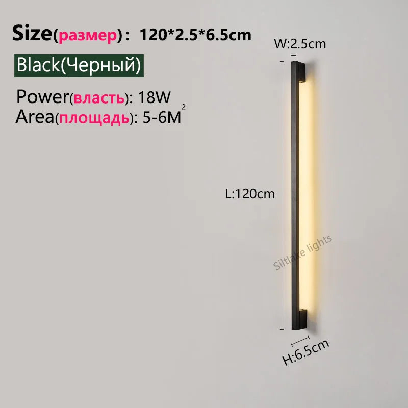 Lámparas de pared LED nórdicas modernas | Elegante decoración de iluminación interior