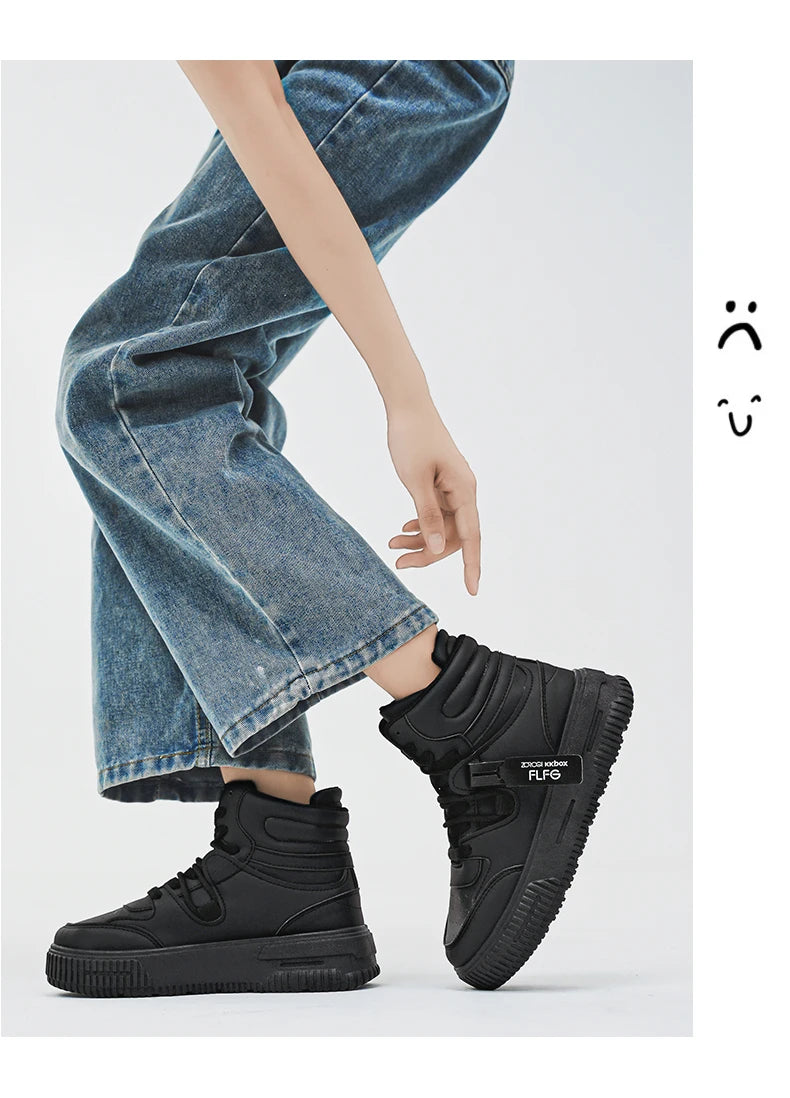 Men's Casual High-Top Sneakers | Stylish & Versatile Footwear
