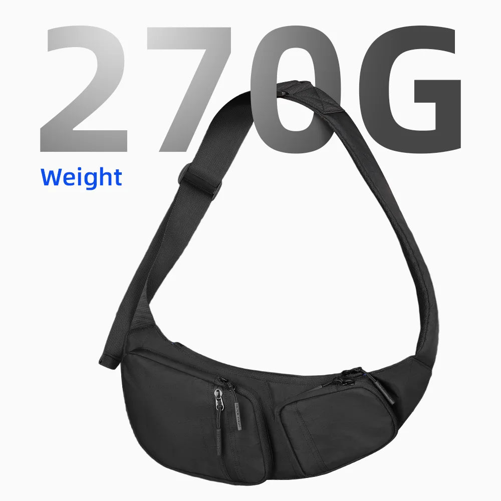 Durable Men's Sling Bag | Waterproof Crossbody & Waist Pack
