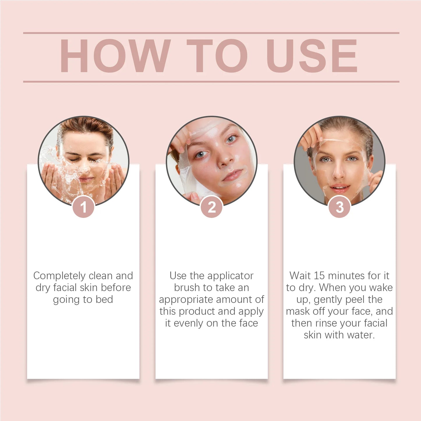 Collagen Overnight Peel Off Facial Mask | Deep Hydration & Glow