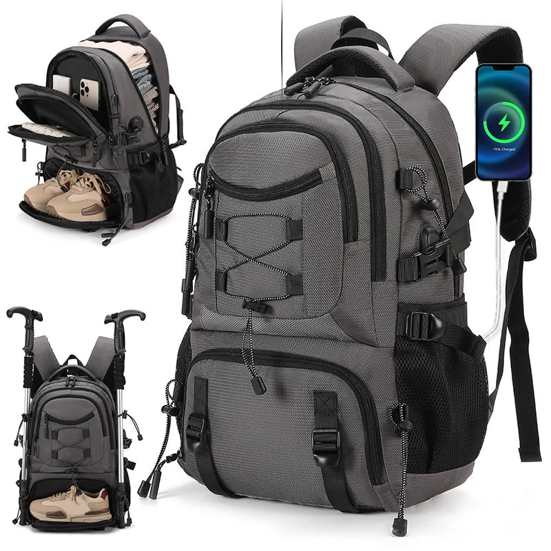 Lightweight USB Climbing Backpack | Ideal for Travel & Hiking