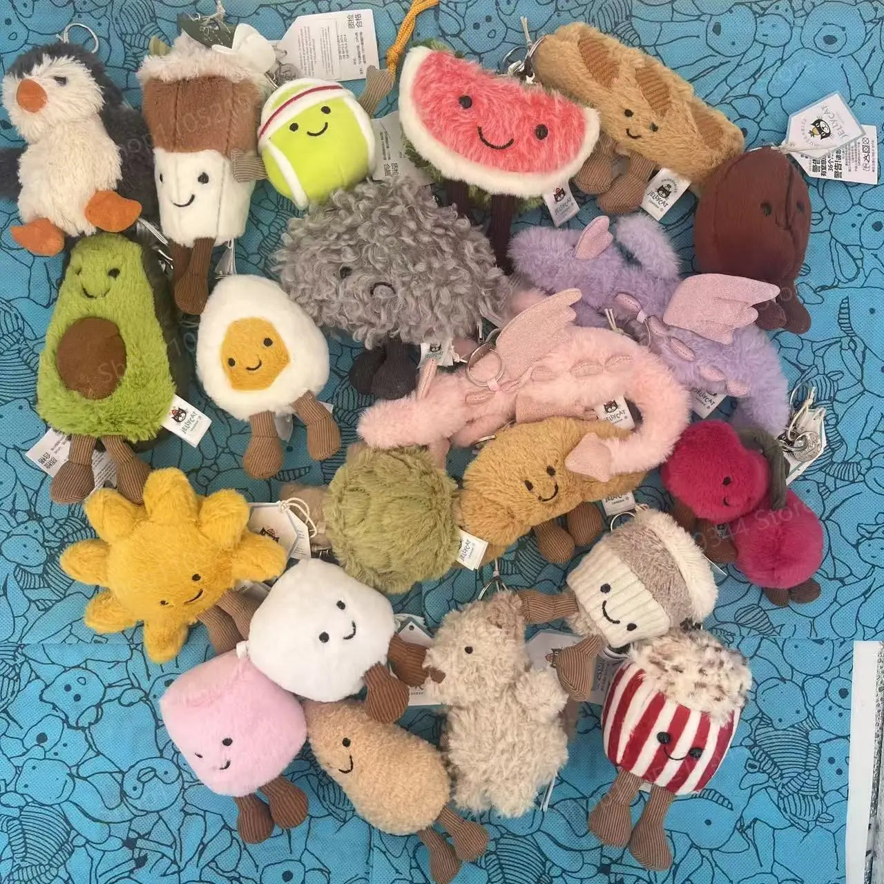 Cute Plush Toy Bag Charm | Adorable Kawaii Keychain