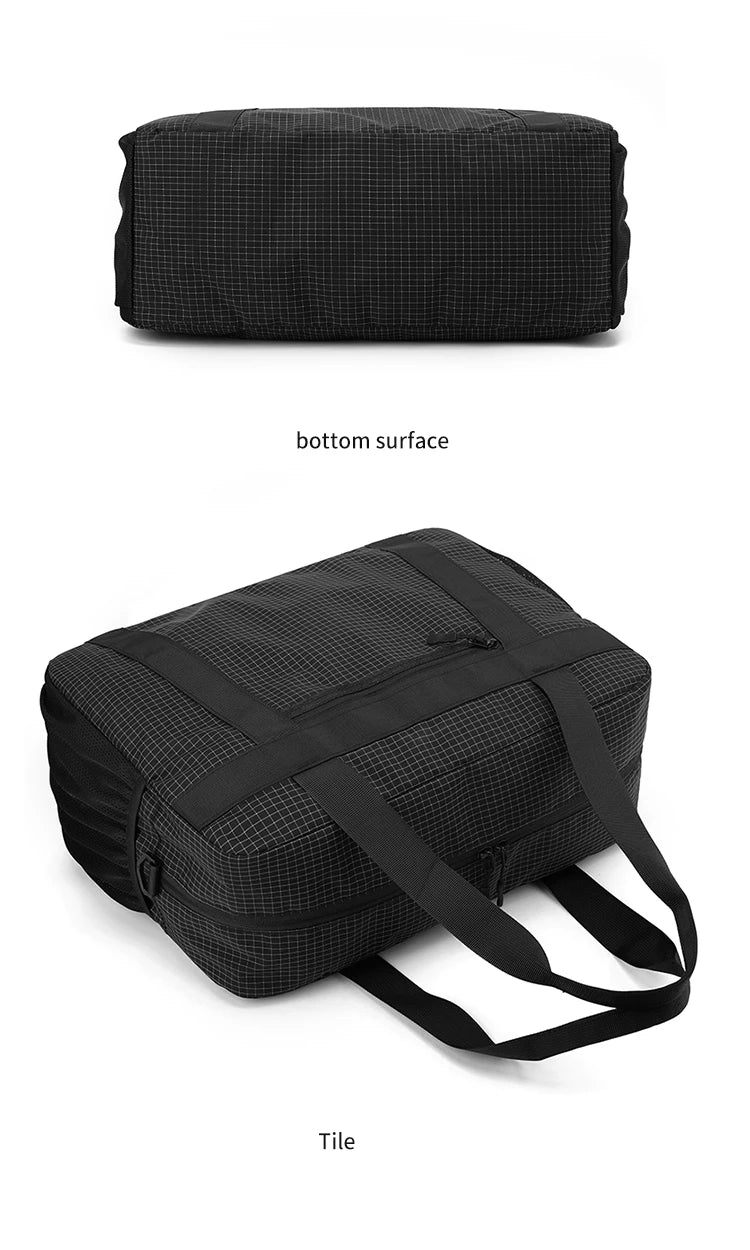 Large Capacity Nylon Tote Bag | Perfect for Travel & Gym