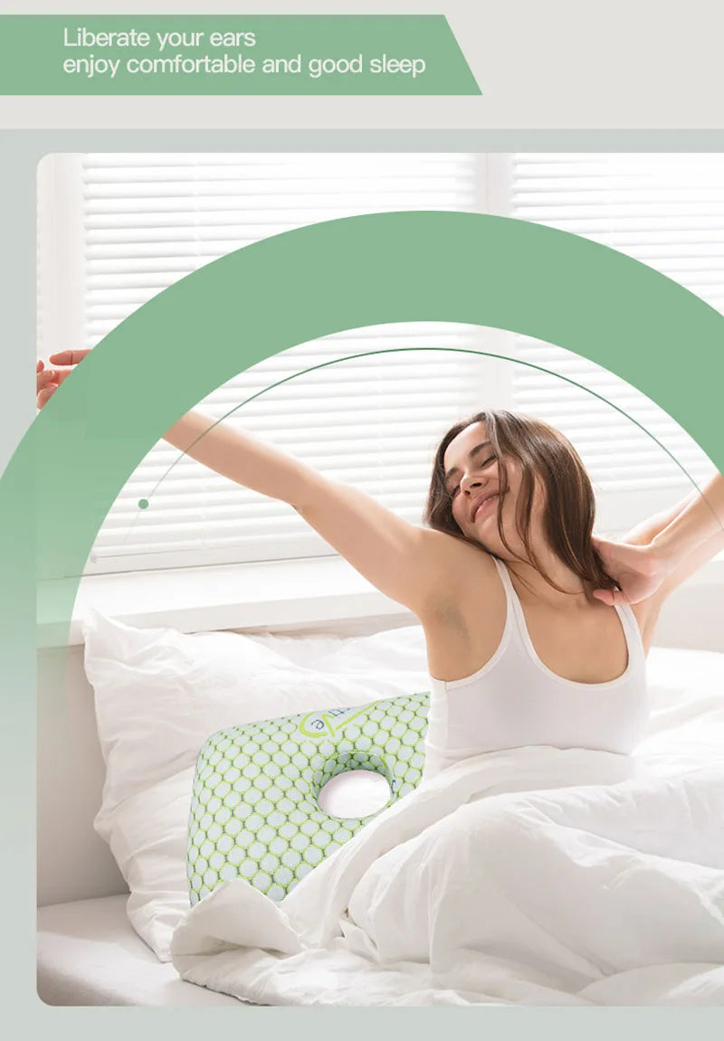 Ice Cooling Double-Layer Sleeping Pillow | Multifunctional Neck Support