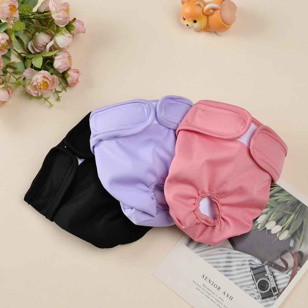 Washable Female Dog Diaper | Adjustable Leakproof Pet Pants