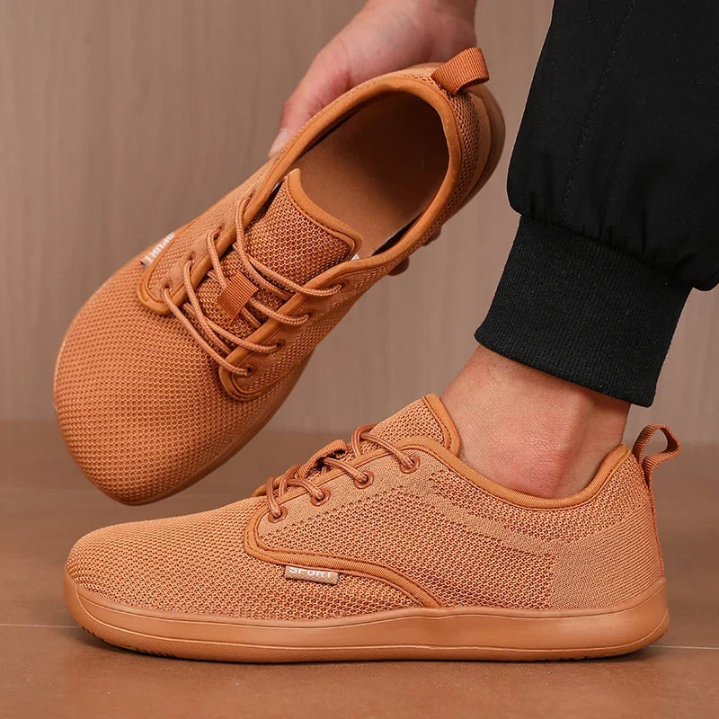 Breathable Wide Toe Men Shoes | Comfortable Casual Walking Footwear
