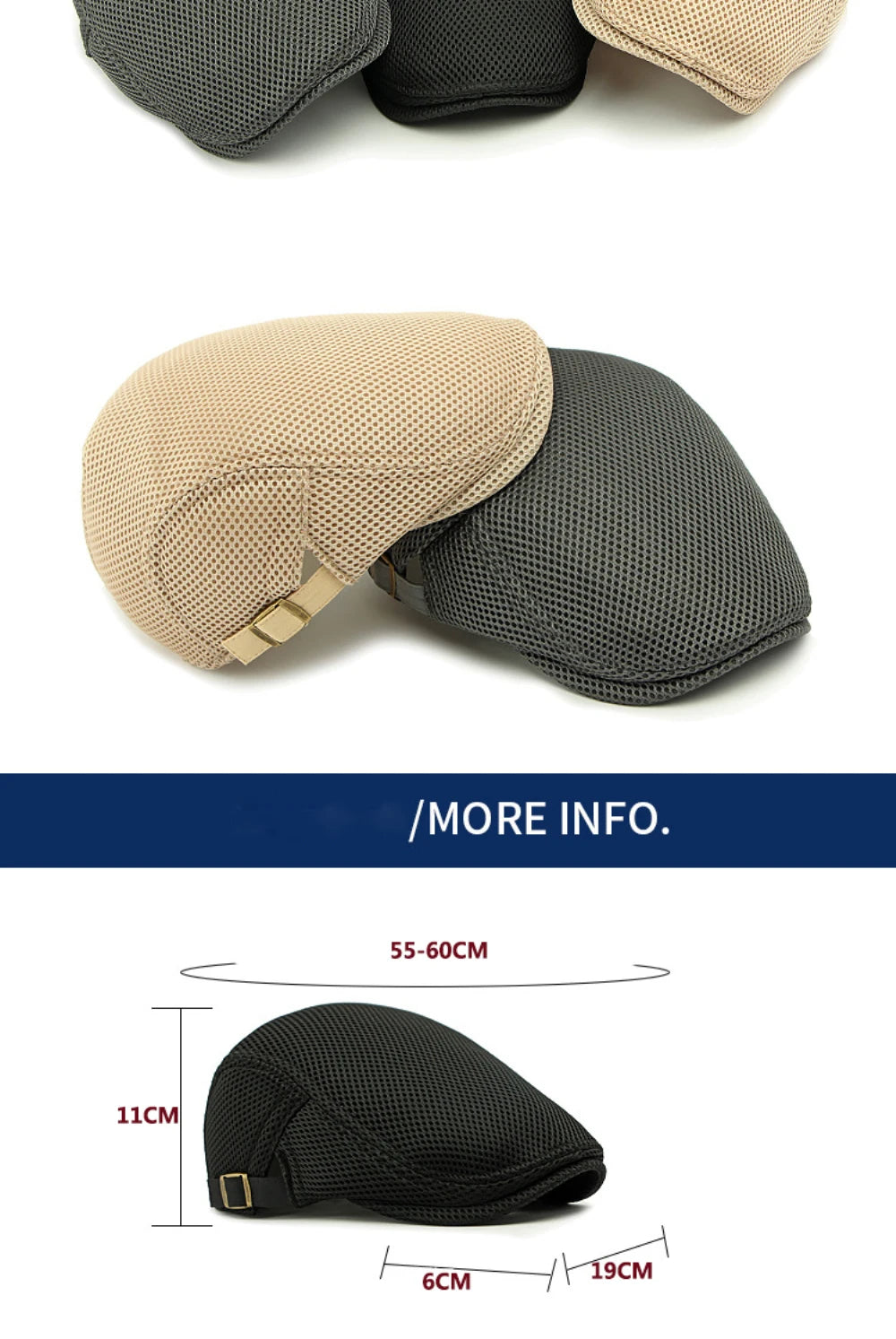 Stylish Unisex Beret Caps | Breathable Sun Hats for Summer