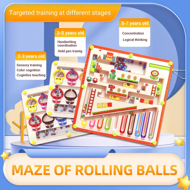 Children's Magnetic Maze Walking Ball | Fun Early Learning Game