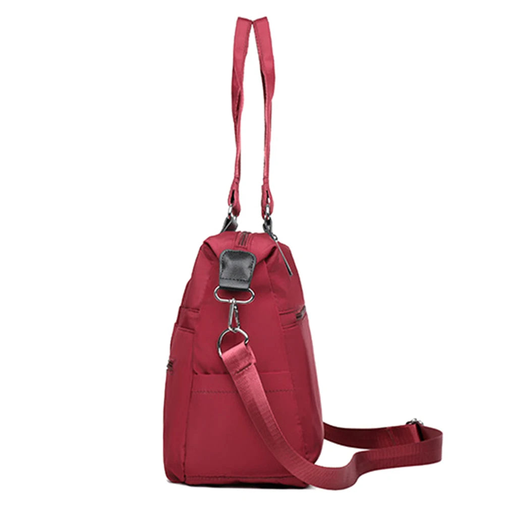 Waterproof Nylon Handbag | Multifunctional Tote for Outdoor Use