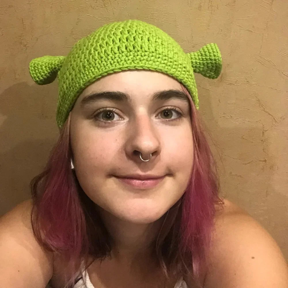 Unisex Funny Shrek Monster Balaclava | Cozy Winter Face Mask