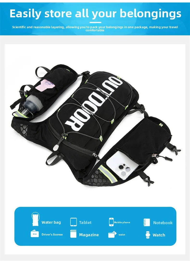 Lightweight Running Hydration Vest Backpack | Water-Saving Comfort