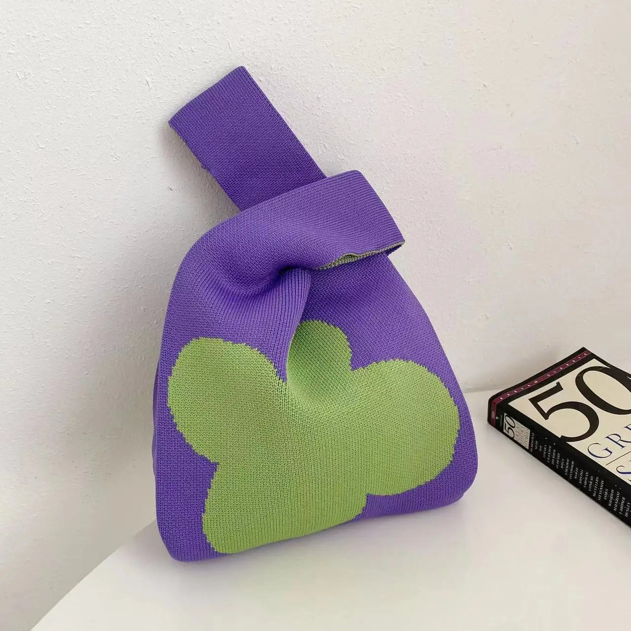 Handmade Mini Knitted Tote Bags | Portable Spring Summer Handbags