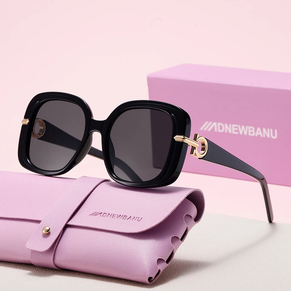 Trendy Square Frame Sunglasses for Men & Women | UV400 Protection