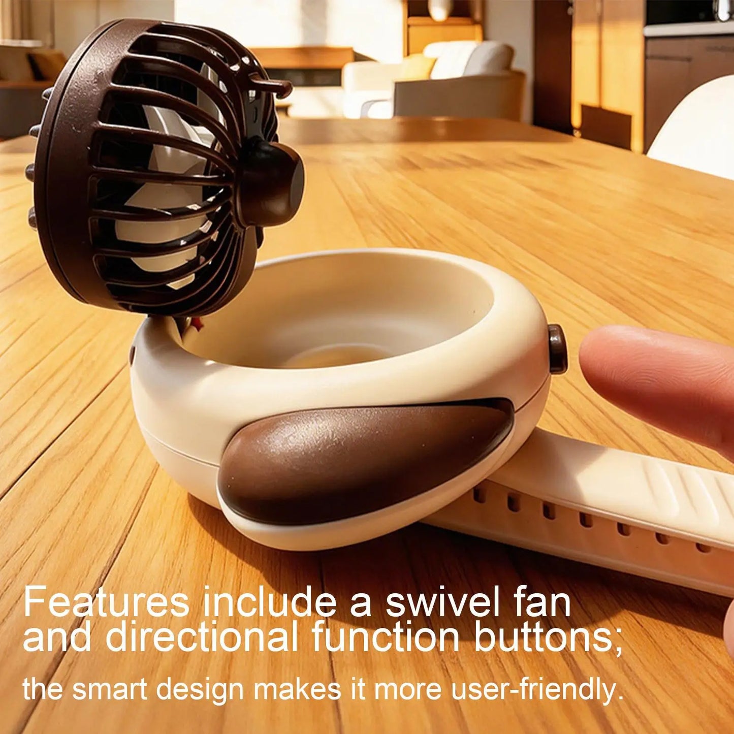Wearable Portable Fan | 3 Speed Watch Shape Air Cooler