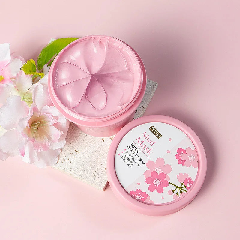 Sakura Mud Face Mask | Deep Clean Blackhead Control for Radiant Skin