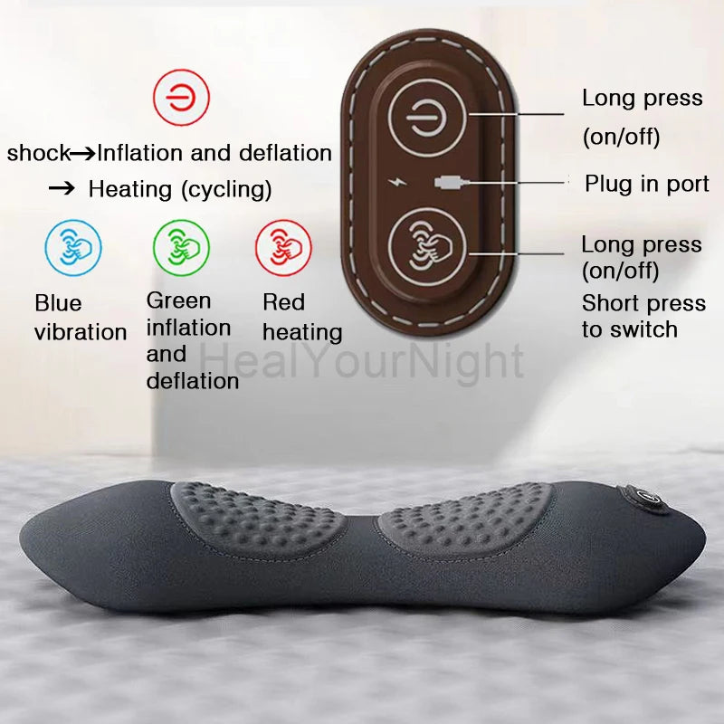 Electric Massage Waist Pillow | Ultimate Comfort & Pain Relief