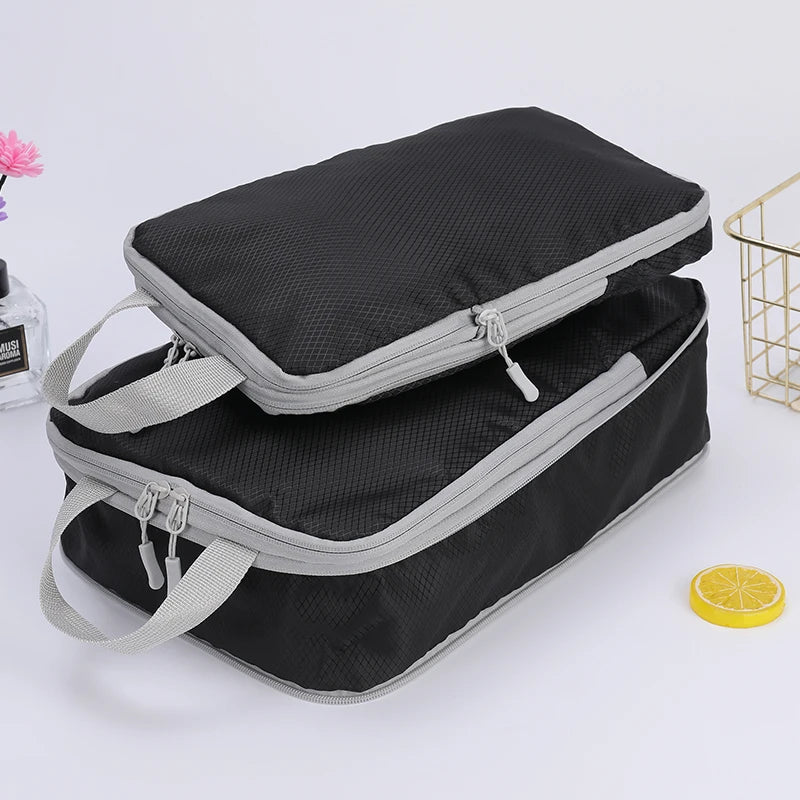 Compressible 4-Piece Business Travel Storage Bag Set