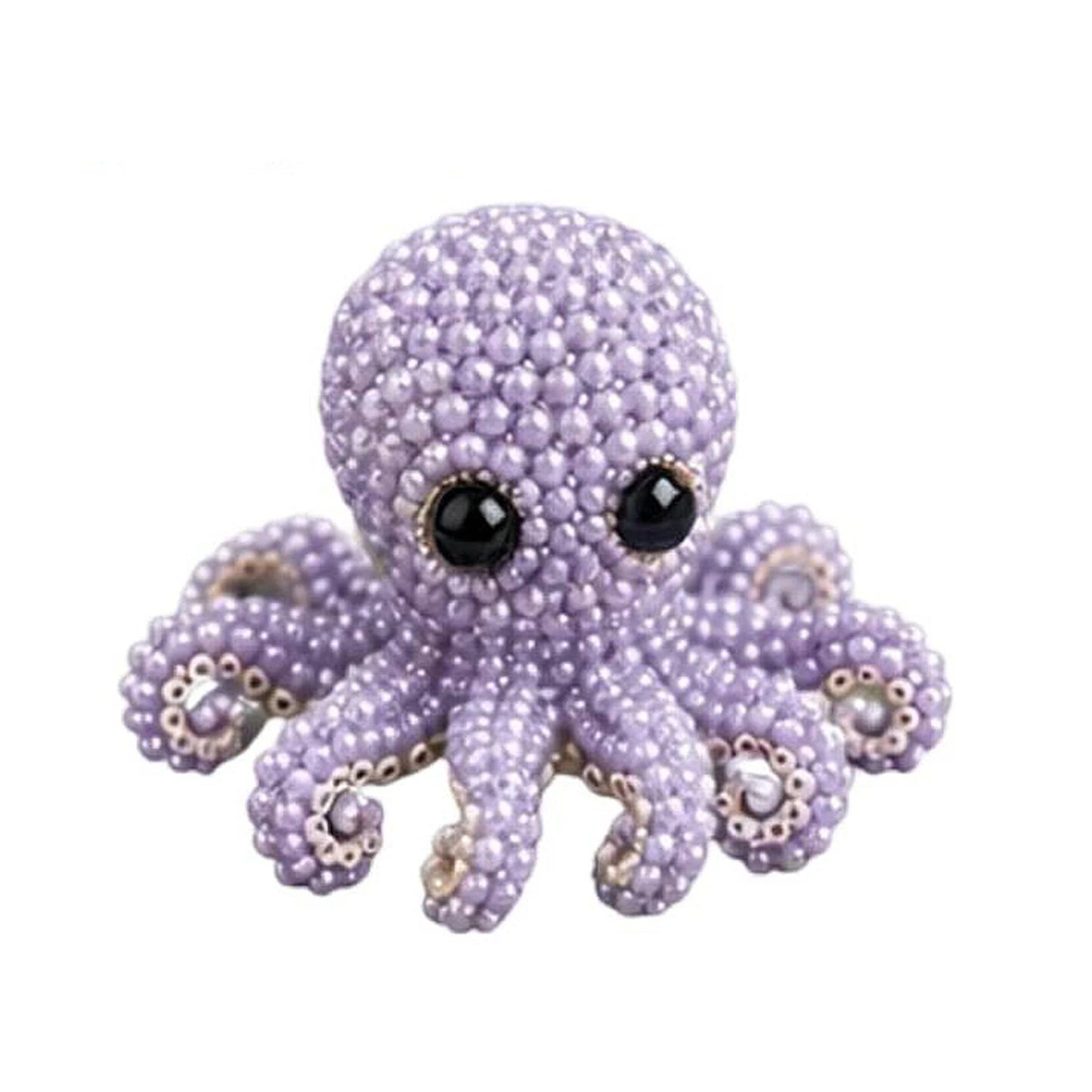 DIY 3D Animals Bead Craft Kit | Colorful Bead Embroidery Set