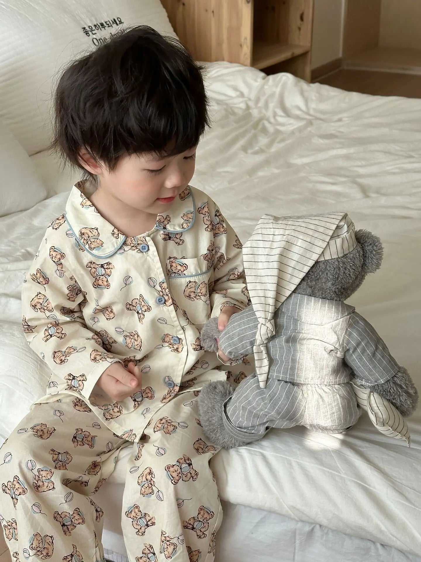 Spring Children's Cartoon Homewear Outfits | Cute Pajamas Set