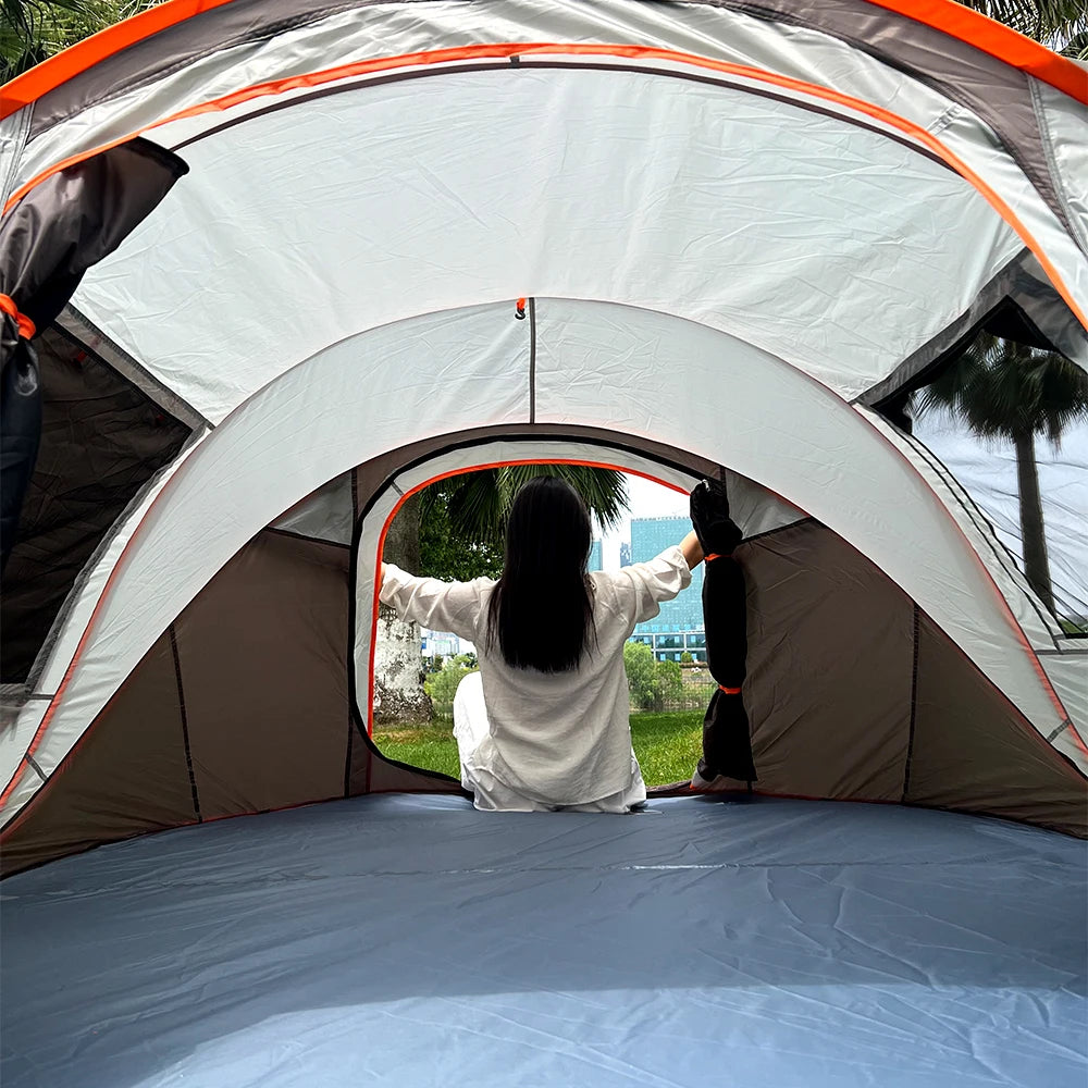 Spacious Waterproof Pop-Up Tent for 5-8 People | Quick Open Design