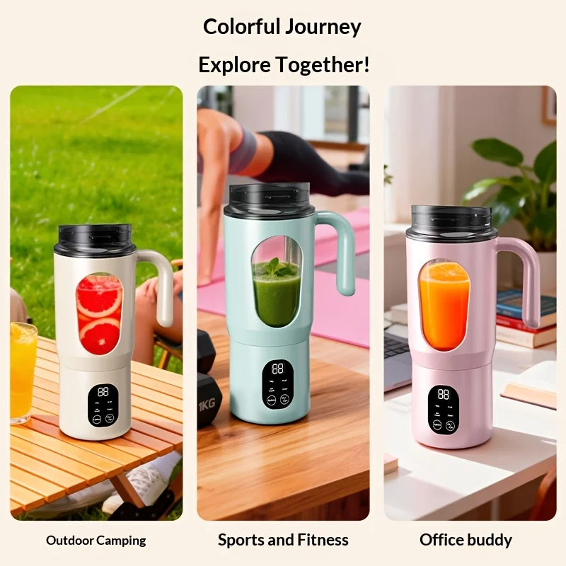 Portable Juice Maker Blender | 580ML Juicer for Smoothies & Shakes