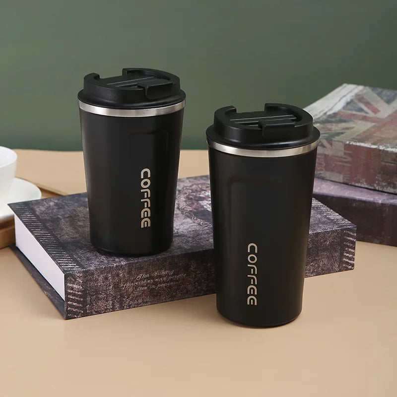 Stainless Steel Thermos Travel Mug | Leak-Proof & Insulated
