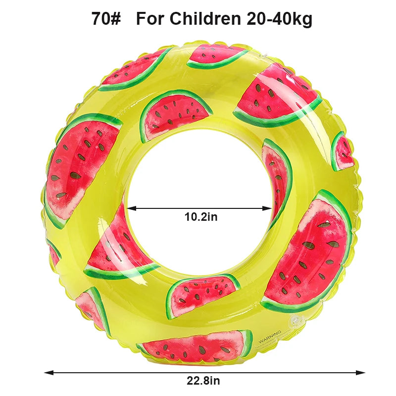 Watermelon Swim Tube | Fun Inflatable Pool Float for Summer