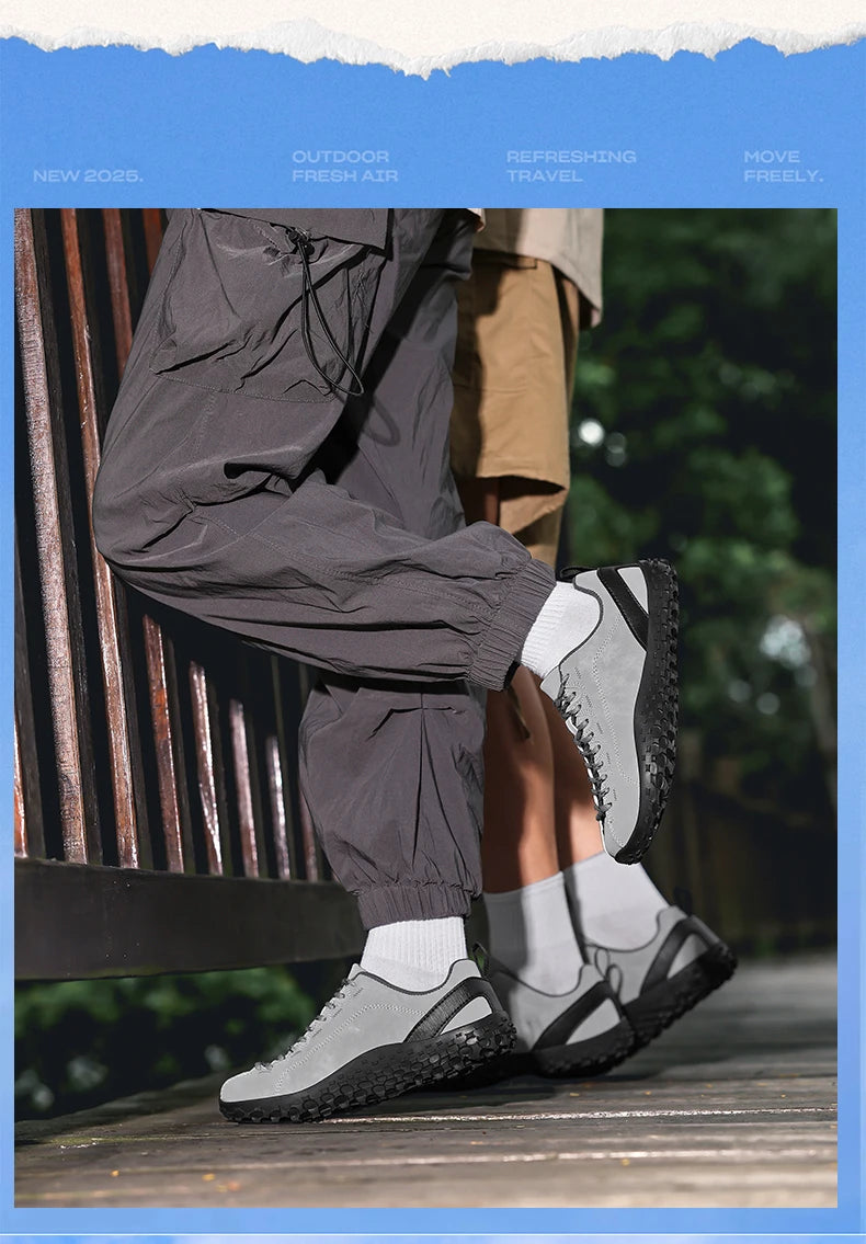 Breathable Mesh Zero Drop Wide Toe Sneakers | Unisex Comfort Shoes
