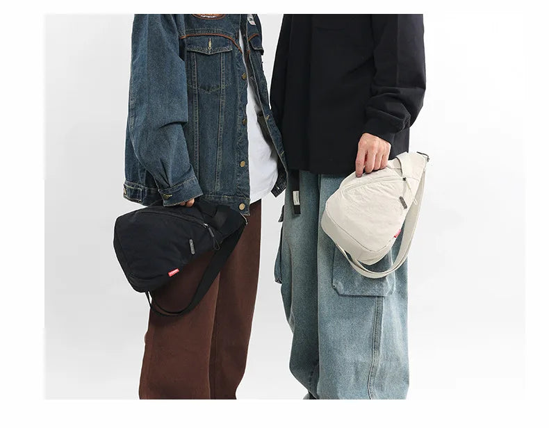 Versatile Nylon Zipper Waist Pack | Stylish Chest Bag for All