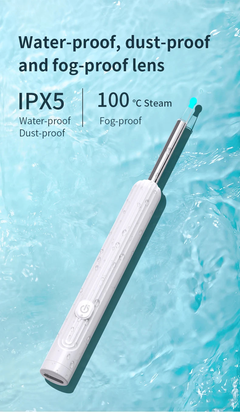 Smart Visual Ear Cleaner with Camera | USB-C Ear Wax Removal Tool
