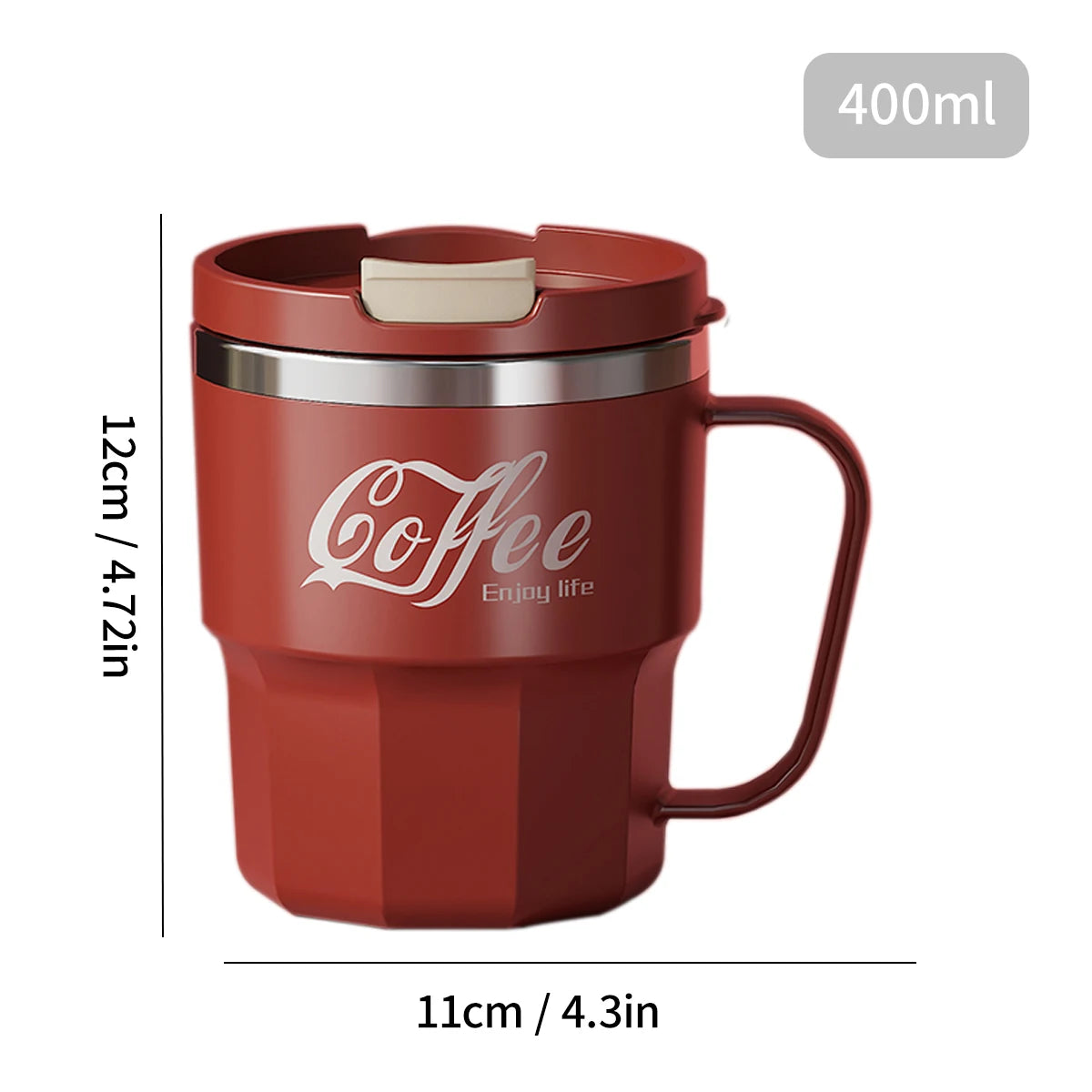 Double Layer Stainless Steel Coffee Mug | Insulated Drinkware