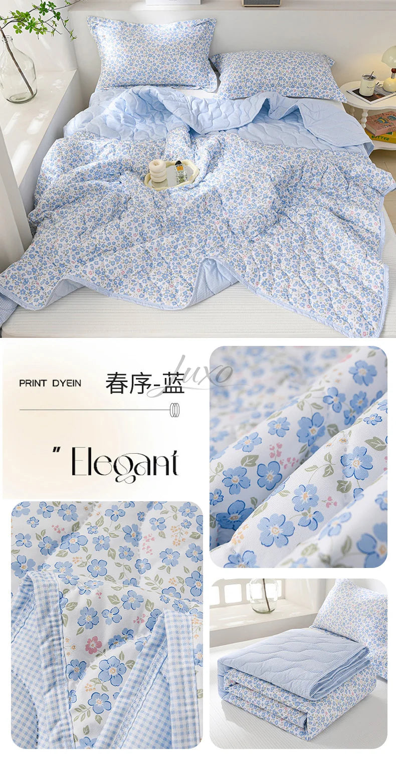 Lightweight Breathable Cooling Summer Quilt | Soft Duvet Comforter