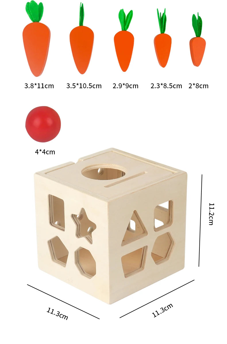 Educational Montessori Math Toy | Wooden Bead Wire Maze Puzzle
