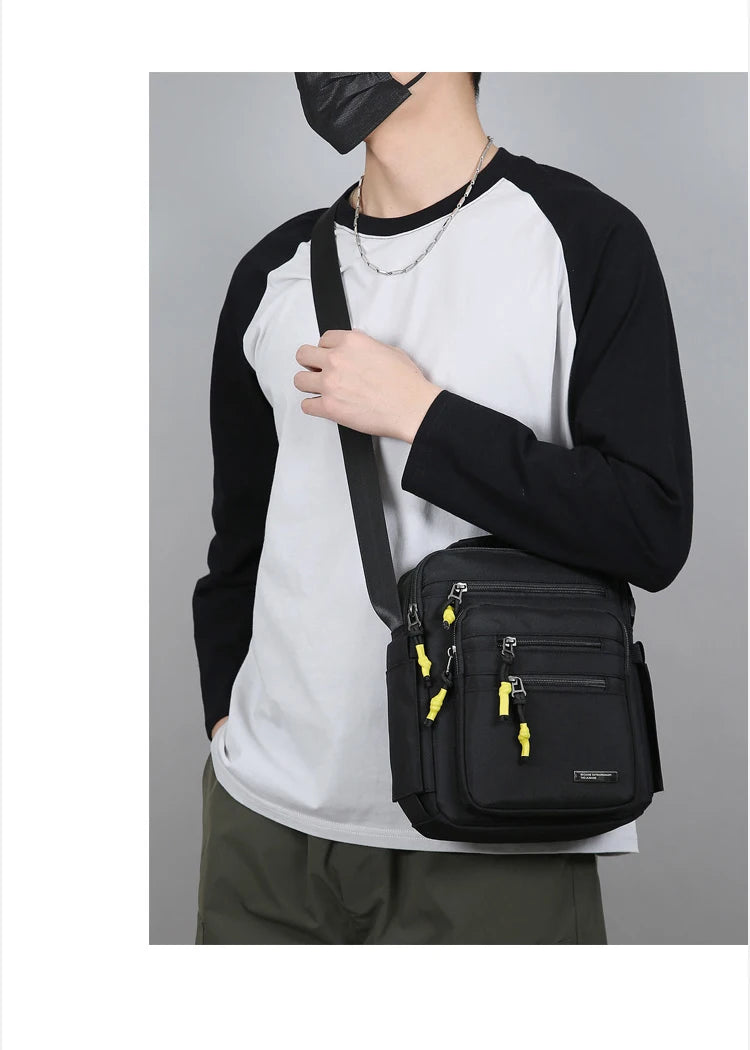 Bandolera de viaje multifuncional para hombre | Elegante y duradera