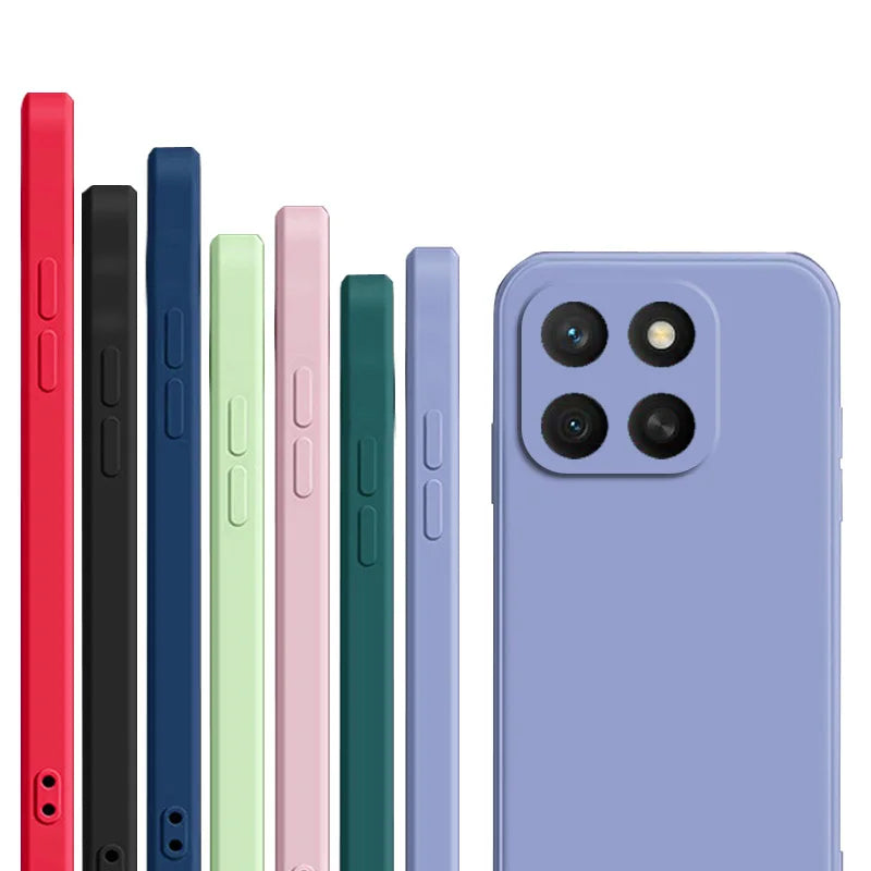 Colorful Drop-Resistant Silicone Case for Honor X8c | Stylish Protection