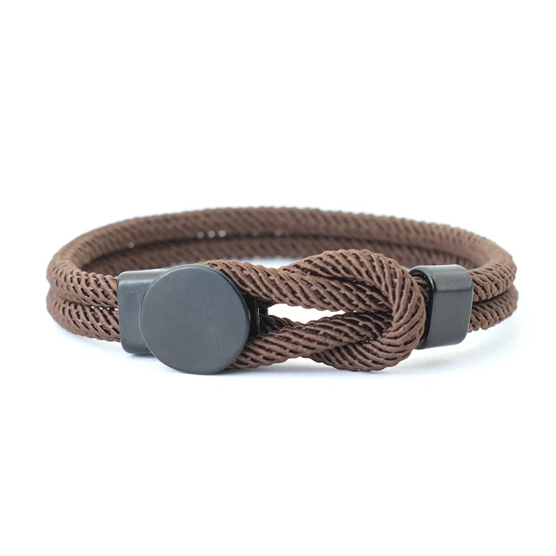 Men's Double Layer Rope Bracelet | Lucky Red Thread Gift for Him