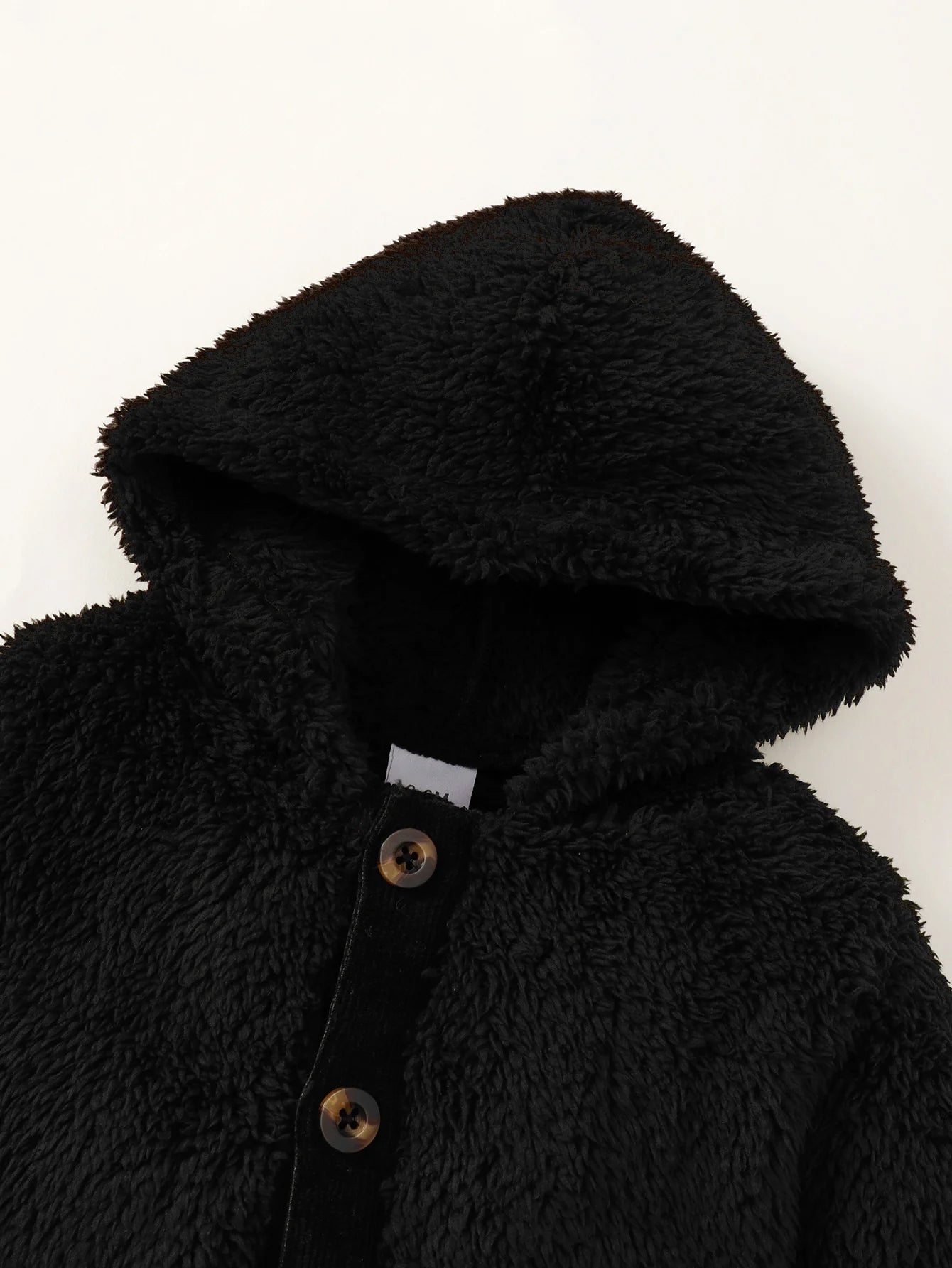 Infant Toddler Hooded Plush Jacket | Trendy Warm Outerwear
