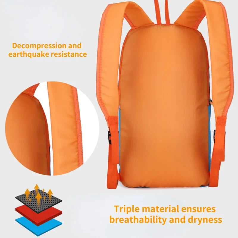 Mochila deportiva ligera para hombre | Diseño compacto y duradero