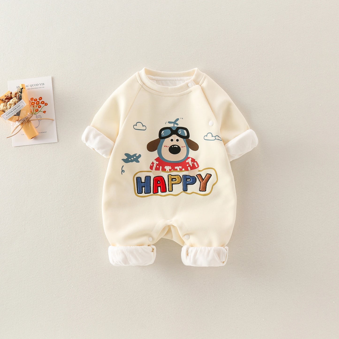 Adorable Unisex Pure Cotton Baby Romper | Spring Fashion Essential