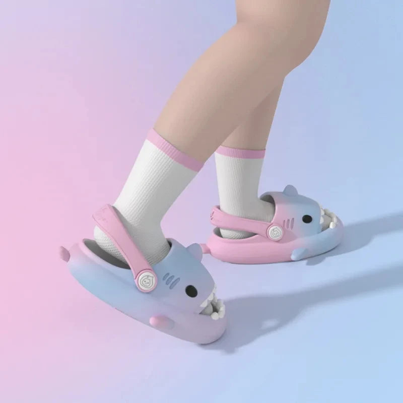 Kids Shark Slippers | Cartoon Non-slip Soft Sandals for Summer