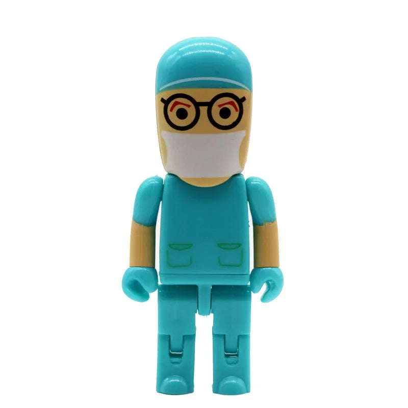 Mini Cartoon Doctor USB Flash Drive | Fun & Functional Storage