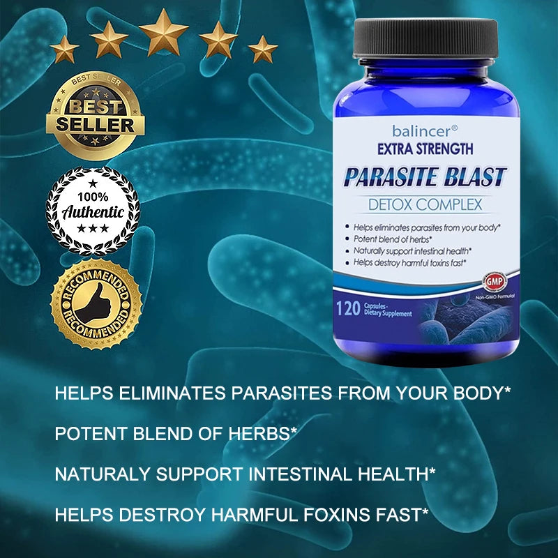 Gut Detox Complex | Natural Parasite Cleanse & Immune Support